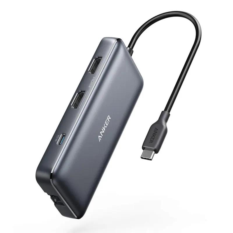 Anker 553 USB-C , 8-in-1 USB C ,  4K HDMI USB C-USB , 1 Gbps ̴ USB , 100W   ġ, A8380